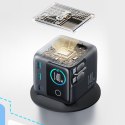 Ładowarka biurkowa 5 portów 2 zwijane kable GaN 140W - szara