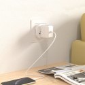 Przejściówka adapter podróżny UK/US/AU/FI/CN-1/CN-2 do EU - biały