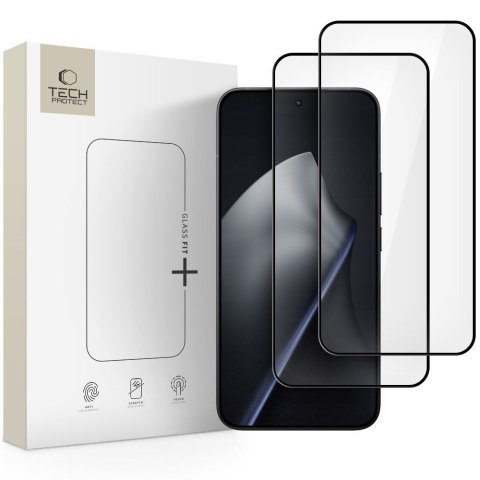 Szkło hartowane na Xiaomi 15T / 15T Pro Glass Fit+ czarne - 2 szt.