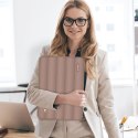 Torba pokrowiec Puffy na laptopa 13-14'' + etui na akcesoria - brązowy