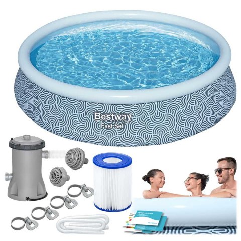 Basen ogrodowy rozporowy 396 x 84 cm 9w1 Bestway 57376N Bestway
