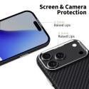 Etui case na iPhone 17 Pro Max Ion Carbon MagSafe - szaro-czarne