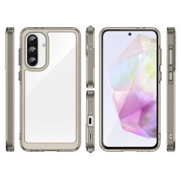 Etui pokrowiec z elastyczną ramką do Samsung Galaxy A26 Outer Space Case - przezroczysto czarny