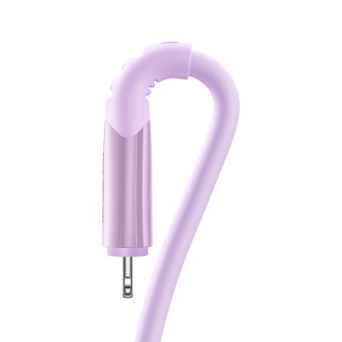 Kabel przewód USB-A - iPhone Lightning Vibrant Series 3A 1.2m - fioletowy