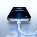 Kabel przewód USB-A - iPhone Lightning Vibrant Series 3A 1.2m - niebieski
