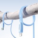 Kabel przewód USB-A - iPhone Lightning Vibrant Series 3A 1.2m - niebieski