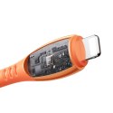 Kabel przewód USB-A - iPhone Lightning Vibrant Series 3A 1.2m - pomarańczowy