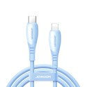 Kabel przewód USB-C - iPhone Lightning Vibrant Series 30W 1.2m - niebieski