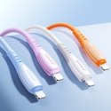 Kabel przewód USB-C - iPhone Lightning Vibrant Series 30W 1.2m - niebieski
