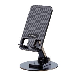 Podstawka stojak stabilny pod telefon tablet - czarny