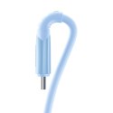 Kabel przewód USB-A - USB-C Vibrant Series 3A 1.2m - niebieski