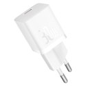 Ładowarka sieciowa USB-C GaN5 30W z kablem USB-C 100W 1m - biała