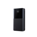 Powerbank 10000mAh 22.5W USB-A USB-C z wyświetlaczem JR-QP191 Mini - czarny