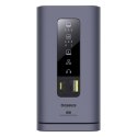 Stacja dokująca HUB 11w1 USB-C USB-A HDMI RJ45 Minijack 3.5mm - szara