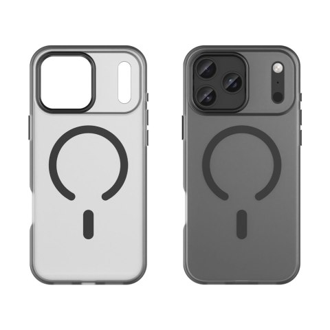 Etui pokrowiec na iPhone 17 Pro Magnetic Abrasive MagSafe - matowe czarne