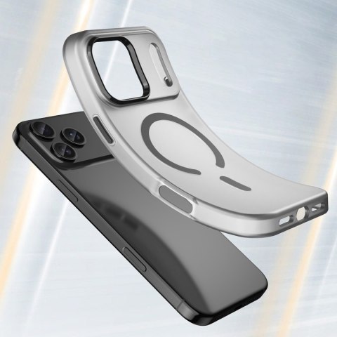 Etui pokrowiec na iPhone 17 Pro Magnetic Abrasive MagSafe - matowe czarne