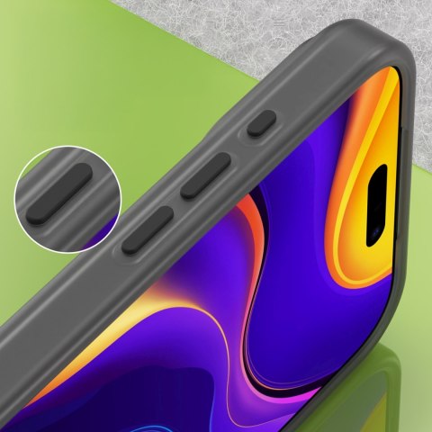 Etui pokrowiec na iPhone 17 Pro Magnetic Abrasive MagSafe - matowe czarne