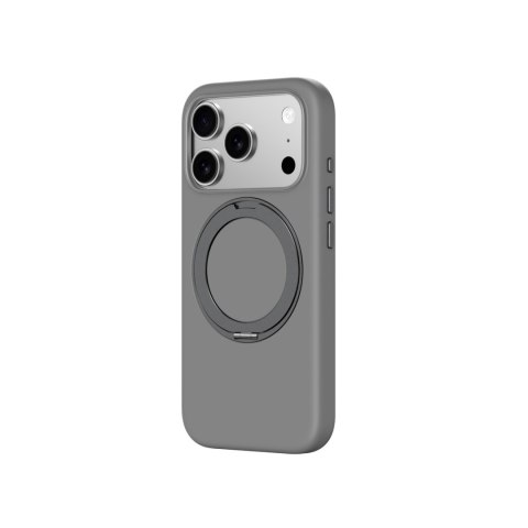 Etui pokrowiec z podstawką na iPhone 17 Pro Cloudie - szary