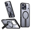 Etui pokrowiec z podstawką na iPhone 17 Pro Hybrid Armor X MagSafe - czarny