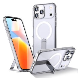 Etui pokrowiec z podstawką na iPhone 17 Pro z podstawką MagSafe - przezroczysty