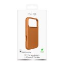 Etui silikonowe z ochroną aparatu i aluminiowymi przyciskami na iPhone 17 Pro Max MagSafe - pomarańczowe