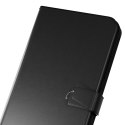 Etui z ekoskóry z klapką i portfelem do Samsung Galaxy S25+ Booklet Case - czarne