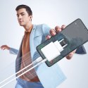 Kabel przewód z silikonowym oplotem USB-C L25SC 60W 1m - biały