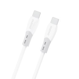Kabel przewód z silikonowym oplotem USB-C L25SC 60W 2m - biały