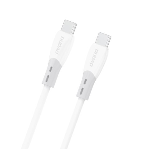 Kabel przewód z silikonowym oplotem USB-C L25SC 60W 2m - biały