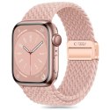 Pasek nylonowy Nylonmag na Apple Watch 4/5/6/7/8/9/SE 38/40/41 mm - różowy