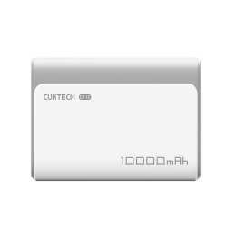 Powerbank 10000mAh USB-A USB-C 30W - szary