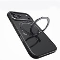 Etui case na iPhone 17 Pro MagRing MagSafe - czarny mat
