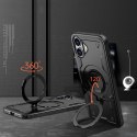 Etui pokrowiec na iPhone 16 Hybrid Armor Trendy MagSafe - czarny