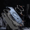 Etui pokrowiec na iPhone 16 Hybrid Armor Trendy MagSafe - niebieski
