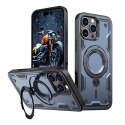 Etui pokrowiec na iPhone 16 Pro Hybrid Armor Trendy z MagSafe - niebieski