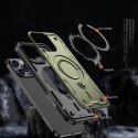 Etui pokrowiec na iPhone 16 Pro Max Hybrid Armor Trendy MagSafe - zielony