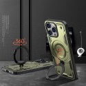 Etui pokrowiec na iPhone 16 Pro Max Hybrid Armor Trendy MagSafe - zielony