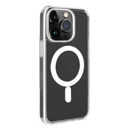 Etui silikonowe do iPhone 14 Pro Lite Mag MagSafe - przezroczyste