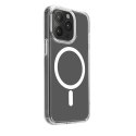Etui silikonowe do iPhone 15 Pro Lite Mag MagSafe - przezroczyste