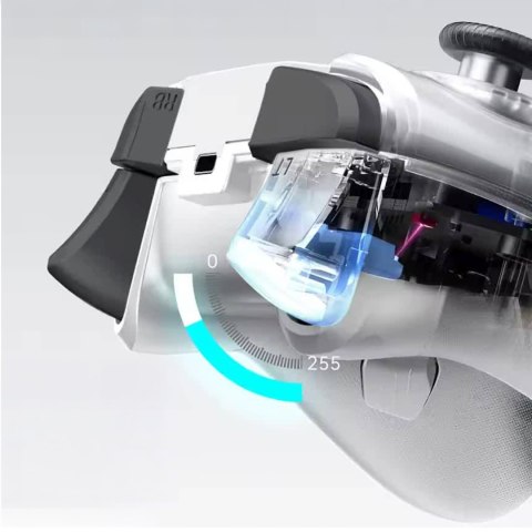 Kontroler bezprzewodowy ze stacją ładującą do gier G5Pro Max - biały