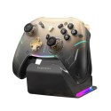 Kontroler bezprzewodowy ze stacją ładującą do gier G5Pro Premium Edition - czarno-złoty