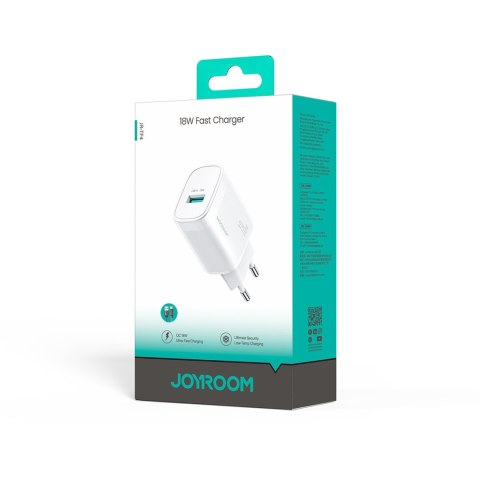 Ładowarka sieciowa USB-A 18W - biała