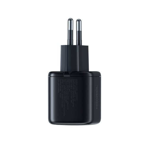 Ładowarka sieciowa USB-A USB-C z kablem USB-C - iPhone Lightning 33W - czarna