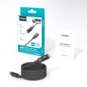 Kabel przewód USB-C z wyświetlaczem PD 60 W 1.2 m - czarny