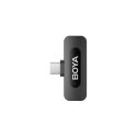 Mikrofon bezprzewodowy z klipsem 120dB 2.4GHz USB-C - czarny