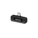 Mikrofon bezprzewodowy z klipsem 120dB 2.4GHz USB-C - czarny