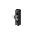 Mikrofon bezprzewodowy z klipsem 120dB 2.4GHz USB-C - czarny