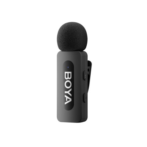 Mikrofon bezprzewodowy z klipsem 120dB 2.4GHz USB-C - czarny