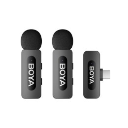 Zestaw mikrofonów bezprzewodowych 120dB 2.4GHz USB-C - czarny