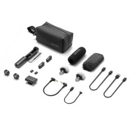Zestaw mikrofonów bezprzewodowych 4w1 2.4GHz USB-C MAGIC-02 - czarny